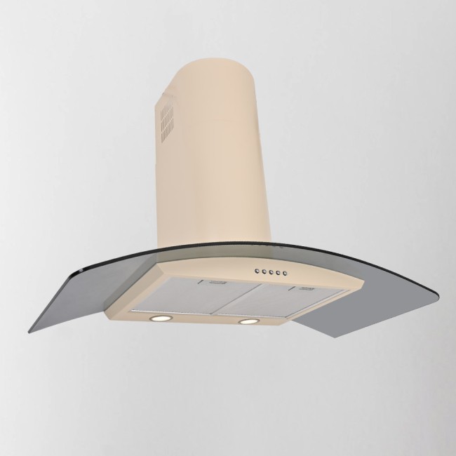 Cream cooker hood deals 100cm